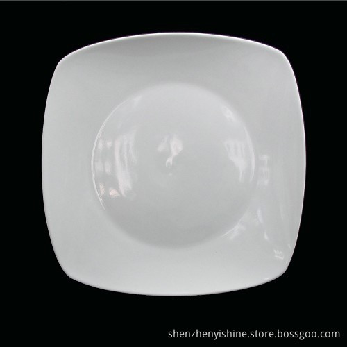 12'' Square White Plate (YSWD024)